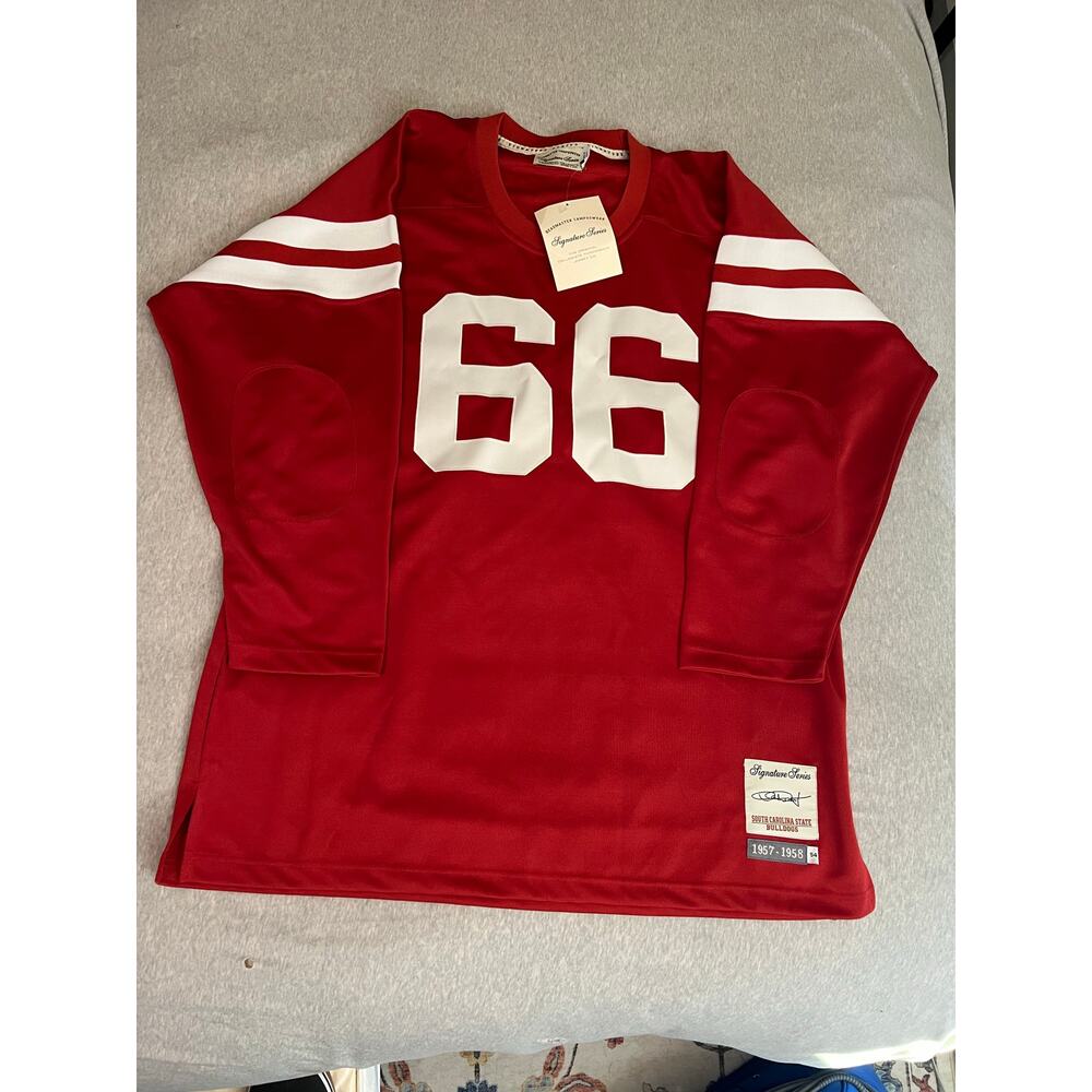 South Carolina State Bulldogs Football Jersey Deacon Jones Retro Men Size 54 NWT